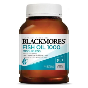 Blackmores Odourless Fish Oil 1000mg Cap X 400 無腥味深海魚油