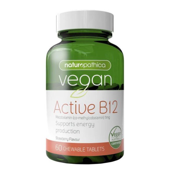 Naturopathica  Vegan Active B12 60 Chewable Tablets 素食B12