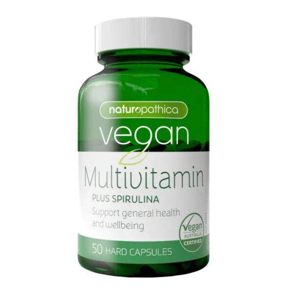 Naturopathica  Vegan Multi Vitamin Plus Spirulina 50 Capsules 素食 綜合維他命