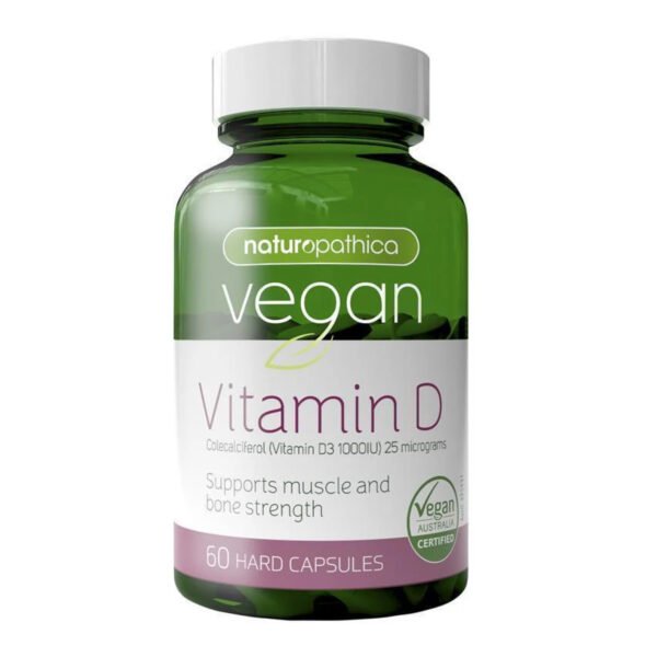 Naturopathica  Vegan Vitamin D 60 Capsules 素食 維他命D