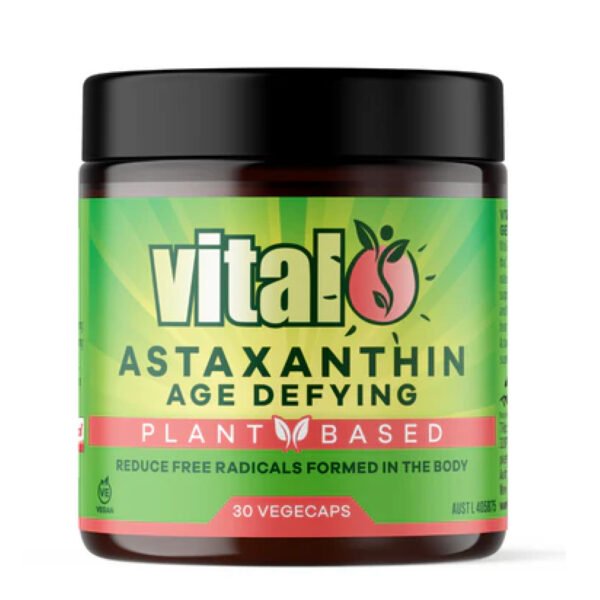 Vital Plant Based Astaxanthin Age Defying Vege Cap X 30 年齡抗氧化劑