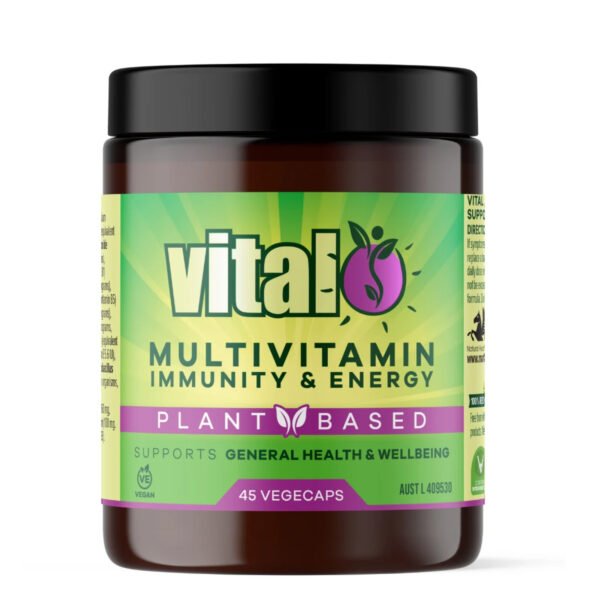 Vital Plant Based Multivitamin Immunity & Energy Cap X 45 綜合維他命