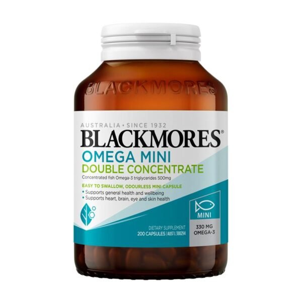 Blackmores Omega Double Concentrate Fish Oil Mini Cap X 200 無腥味迷你濃縮魚油
