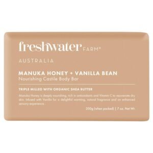 Freshwater Farm Manuka Honey & Vanilla Bean Body Bar 麥盧卡蜂蜜+香草豆香皂